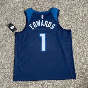 Anthony Edwards Minnesota Timberwolves Icon Swingman NBA Nike Jersey -  XL